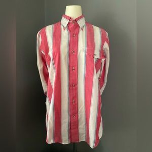 VINTAGE ● GANT Foxhunt Stripe ● Striped Button Down Shirt